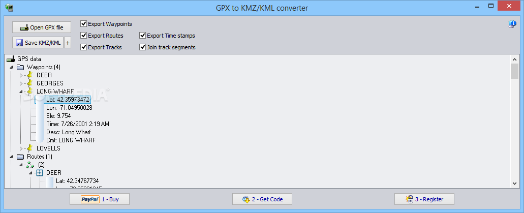 gpx file converter free download